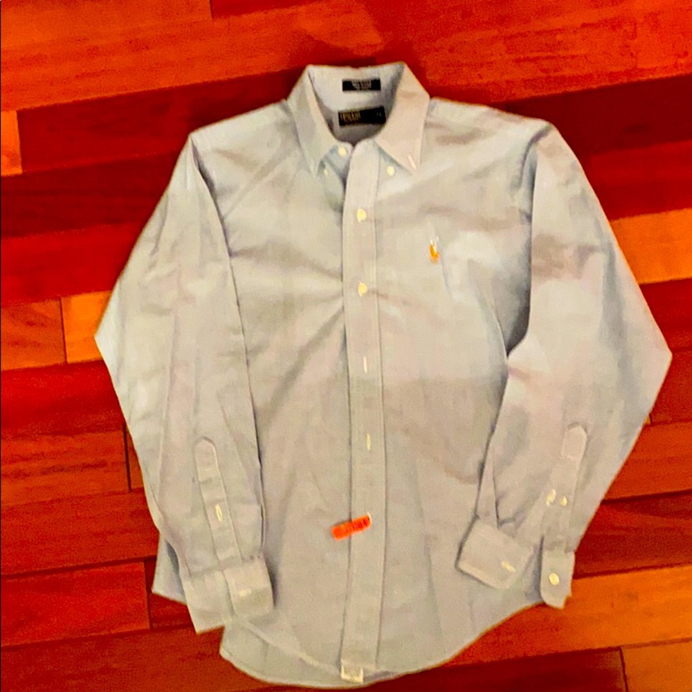 Ralph Lauren Boys Button Down Dress Shirt size 14